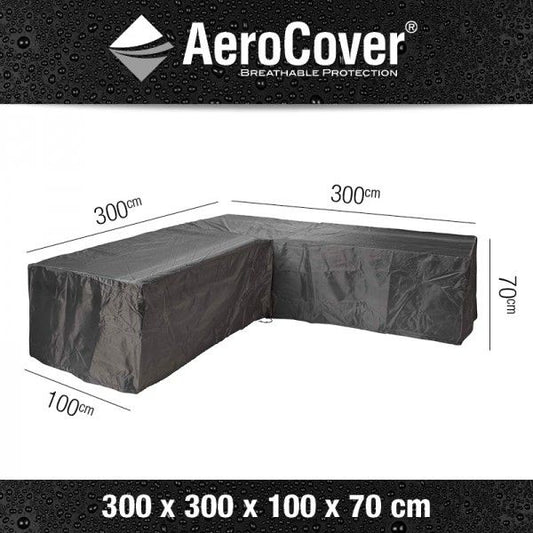 Aerocover Loungeset Hoes Hoek L-vorm 300x300x100x70 Cm