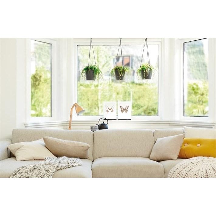 Elho Brussels Hanging Basket White