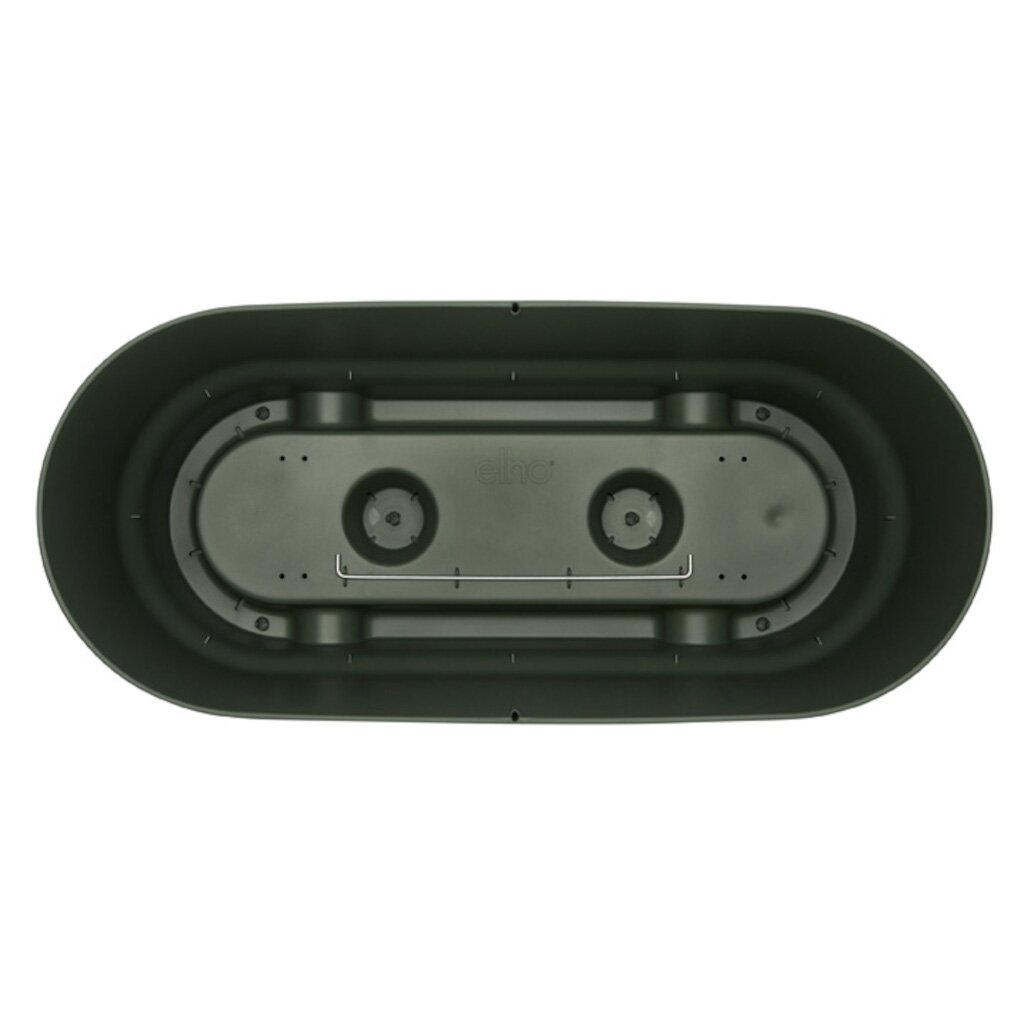 Elho Greenville Terrace Trough 60 Wheels Leaf Green