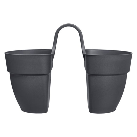 Elho Vibia Campana Flower Twin 21 Anthraciet