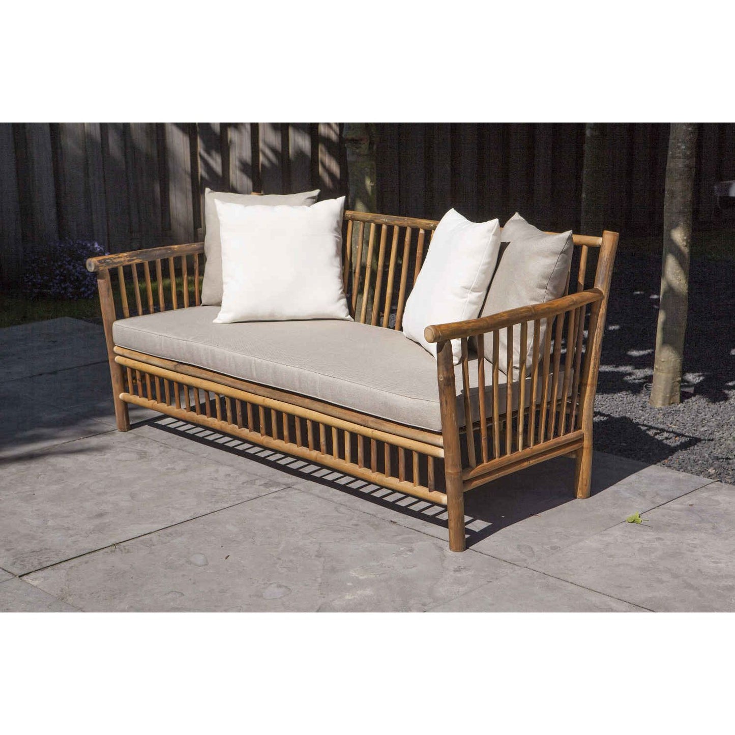 Exotan Bamboo Bank Met Kussens