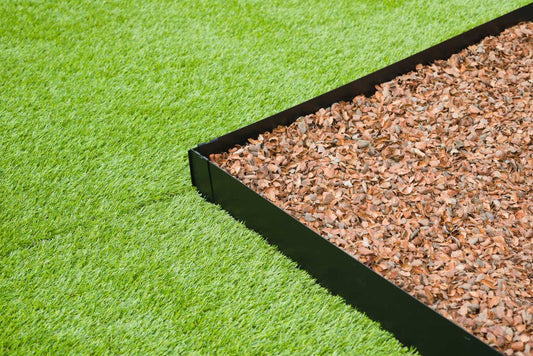 Nature Grasrand Set Zwart 3 X 91 Cm