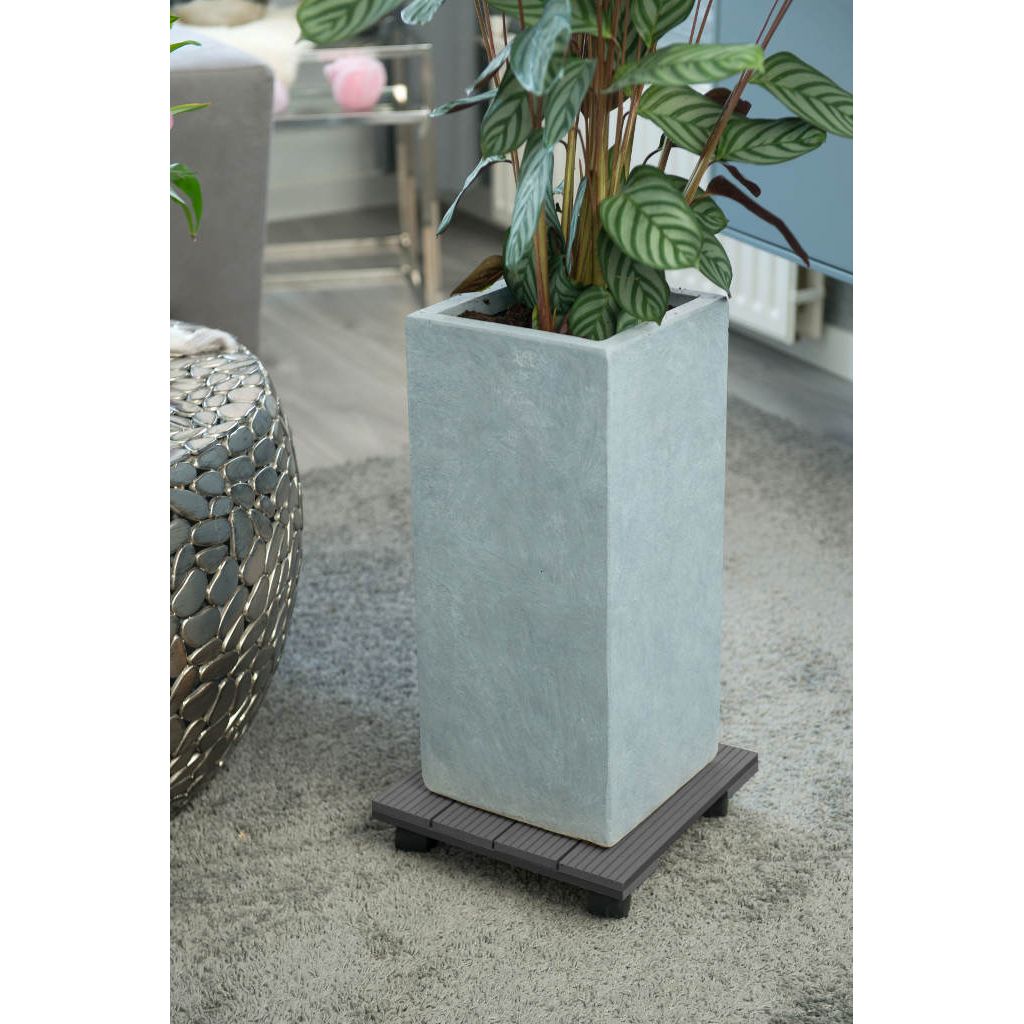 Nature Planttrolley Antraciet 30 Cm Vierkant