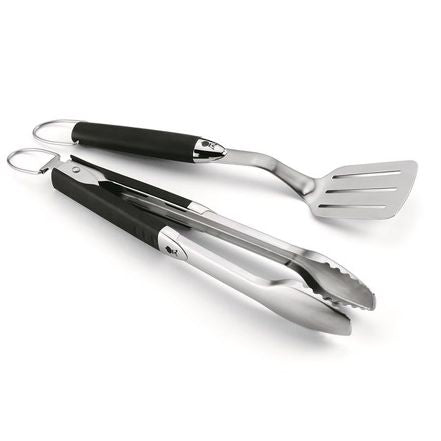 Weber 2-delig Toolset Tang En Spatel Rvs