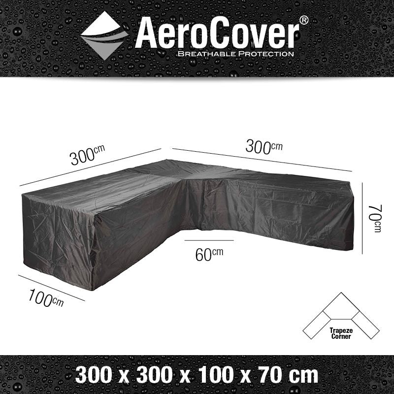  Aerocover Lounge Cover Trapeze 300x300x100 Cm