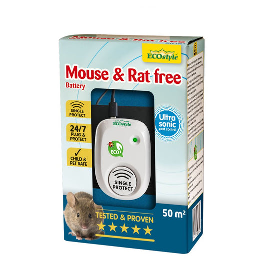  Ecostyle Mouse & Rat Free 50 Op Batterijen