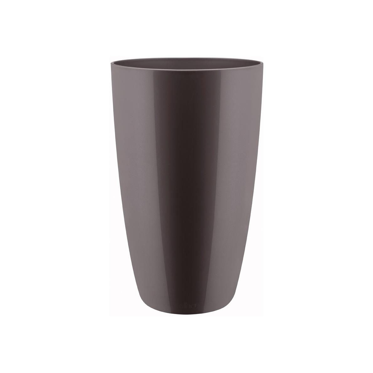  Elho Brussels Diamond Round High 22 Oysterpearl