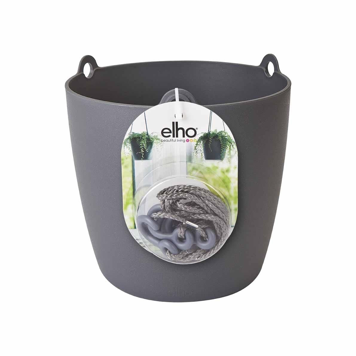  Elho Brussels Hanging Basket Antraciet