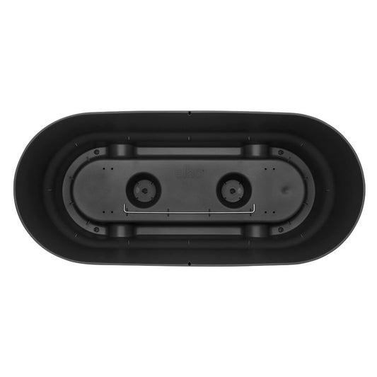 Elho Greenville Terrace Trough 60 Wheels Living Black