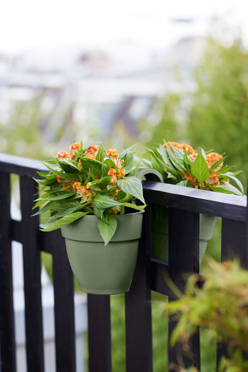  Elho Vibia Campana Flower Twin 21 Pistachegroen