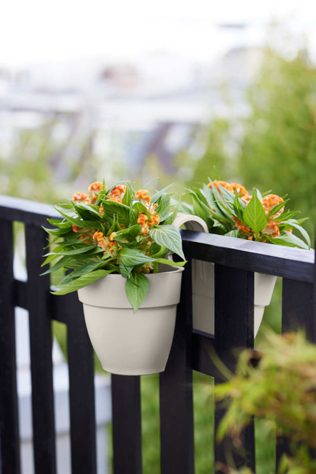  Elho Vibia Campana Flower Twin 21 Zijdewit
