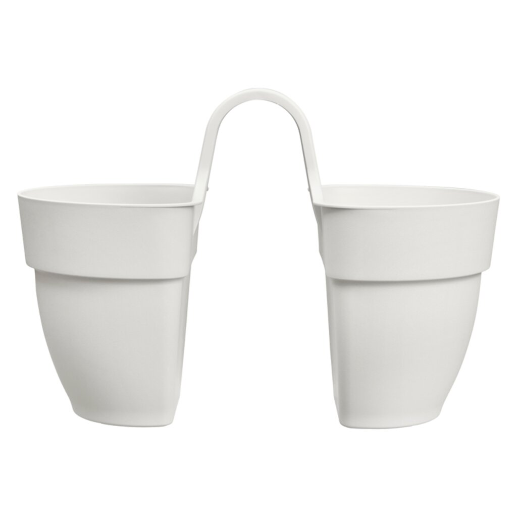  Elho Vibia Campana Flower Twin 21 Zijdewit