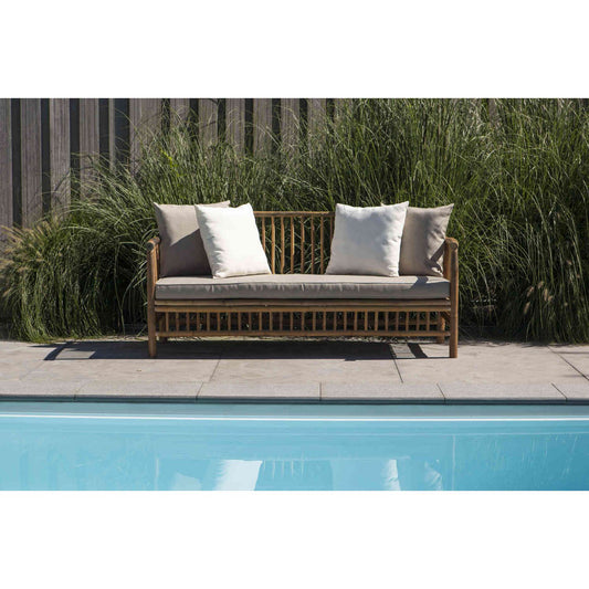  Exotan Bamboo Bank Met Kussens