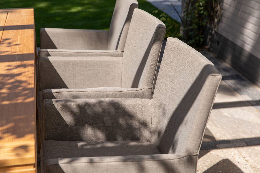  Exotan York Dining Armchair Taupe