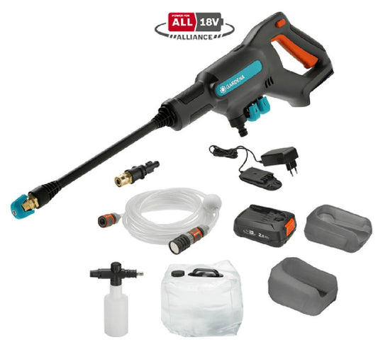  Gardena Hogedrukreiniger Aquaclean 18v Set