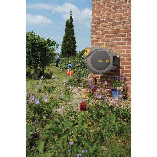  Hozelock Auto Reel Wandslangbox 20 Meter Grijs
