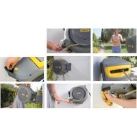  Hozelock Auto Reel Wandslangbox 40 Meter Grijs