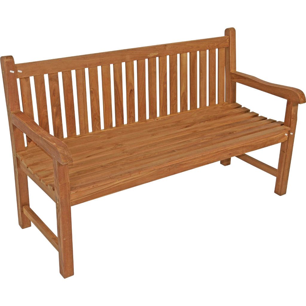  Lesli Bank Teak Rechte Rug 150 Cm