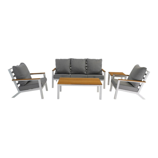 Lesli Loungeset Donnan Wit