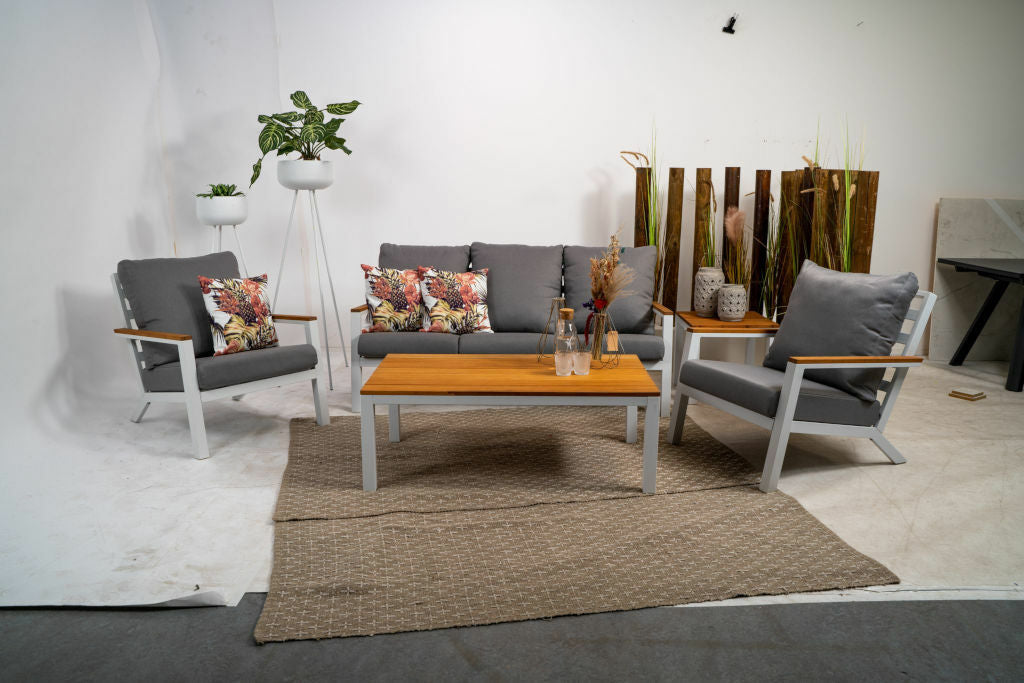  Lesli Loungeset Donnan Wit