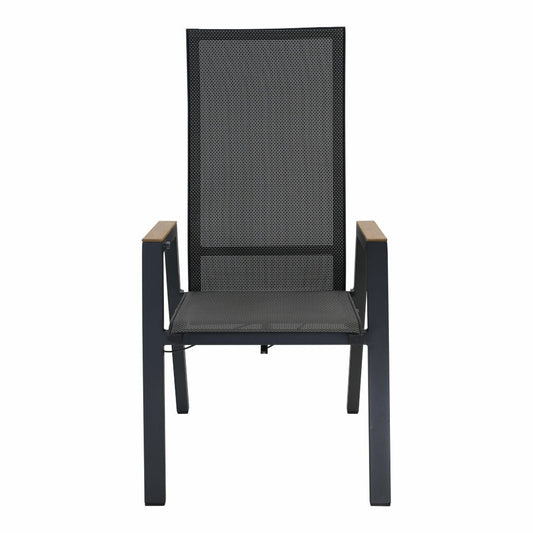  Lesli Verstelbarestoel Amir Teak Negro