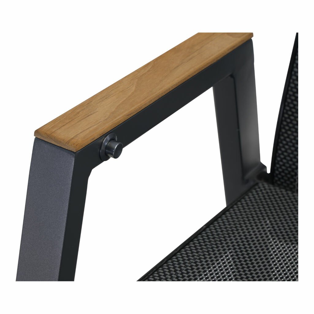  Lesli Verstelbarestoel Amir Teak Negro