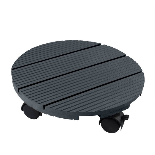  Nature Planttrolley Antraciet 30 Cm Rond