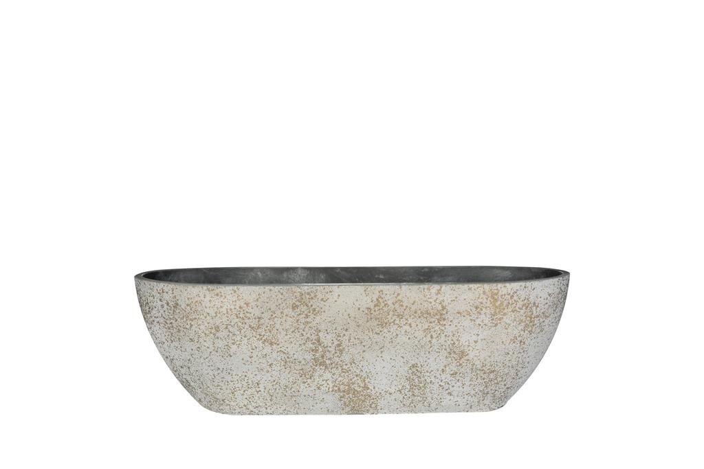  Nova Balkonbak Half Rond 55 Concrete Gold
