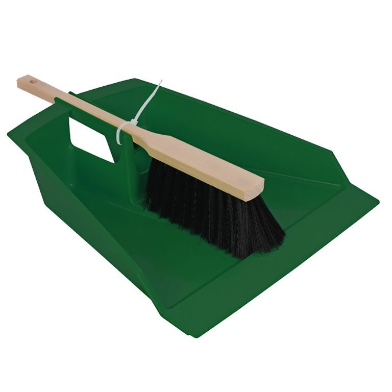 Talen Tools TalenTools Stoffer Met Blik Kunststof Groen