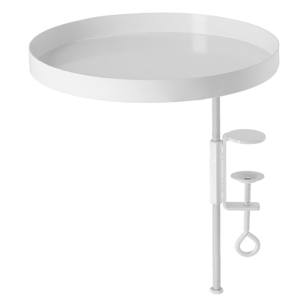 ESSCHERT DESIGN Vensterbankklem Met Plateau Wit L