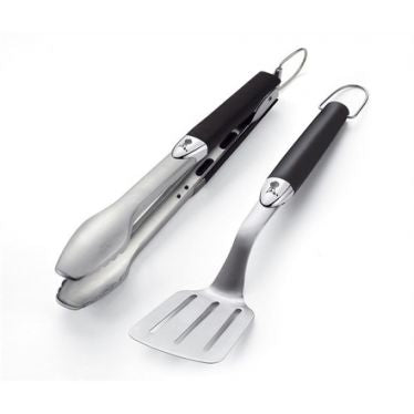 Weber 2-delig Toolset Tang En Spatel Rvs
