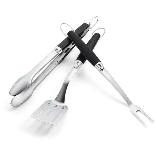  Weber Gereedschapset Rvs Zwart 3-delig