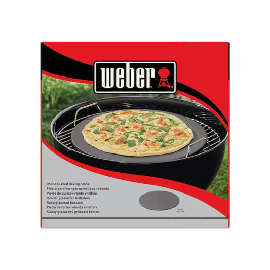  Weber Pizzasteen Geglazuurd Rond 36cm