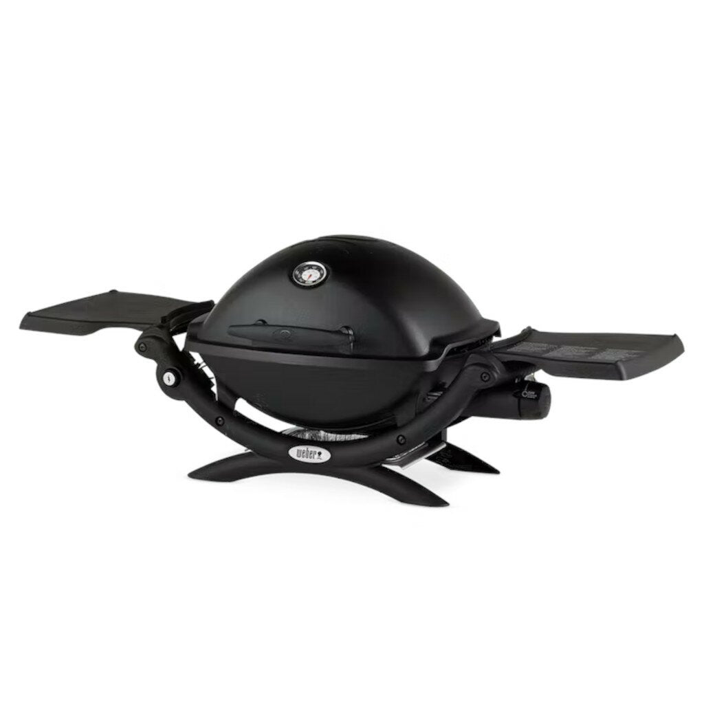  Weber Q1200 Black + Werkblad + Thermometer