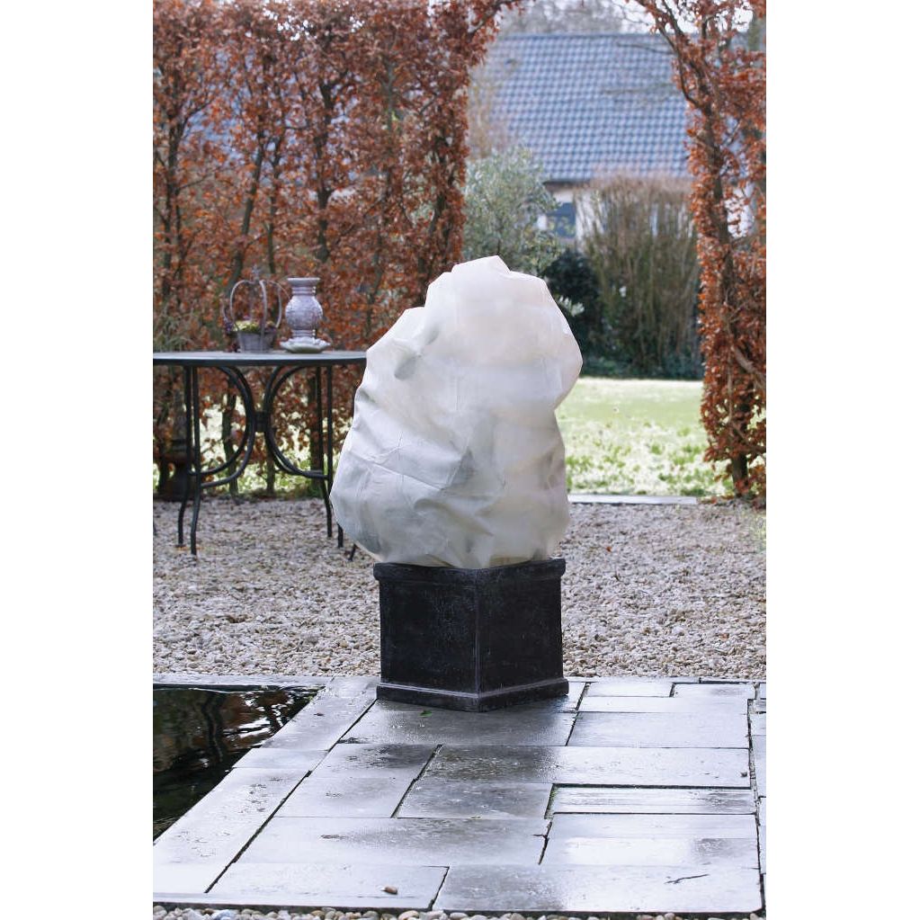 Nature Winterafdekhoes Met Koord H 1 Meter D 50 Cm Beige